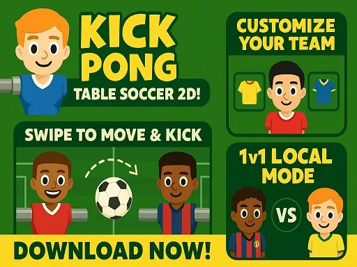 Kick Pong   Table Soccer