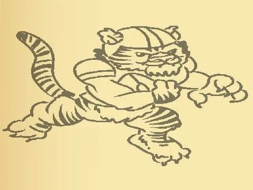 Tiger Coloring Book