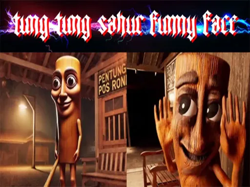 Tung Tung Sahur Funny Face
